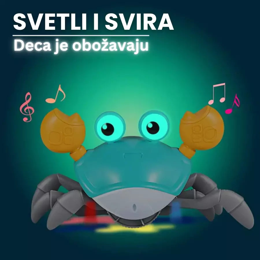Kraba Puzalica - Pametna igračka za decu