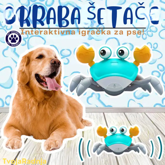 Kraba Šetač - interaktivna igračka za pse