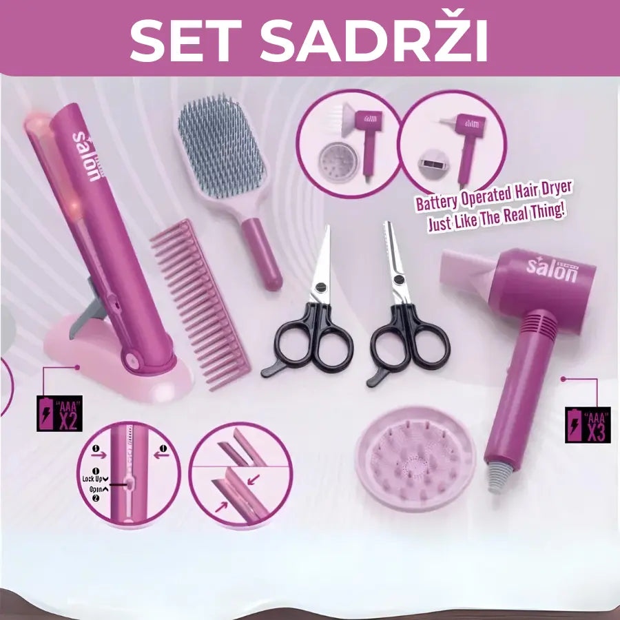 Frizerski set za devojčice