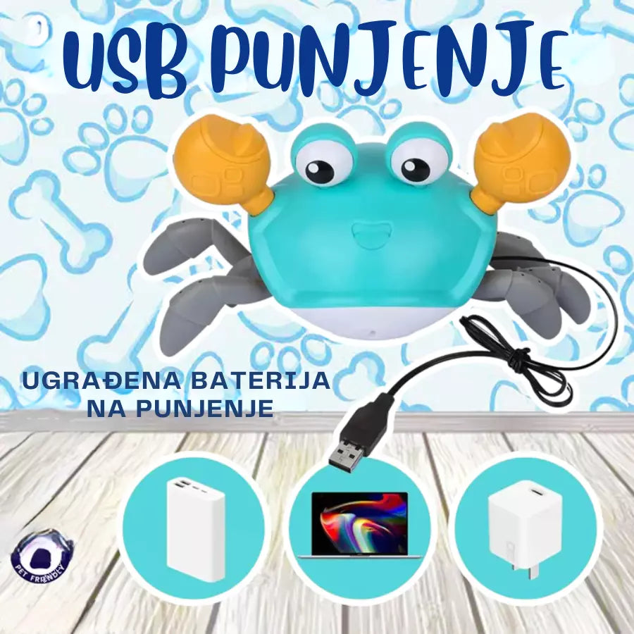 Kraba Šetač - interaktivna igračka za pse
