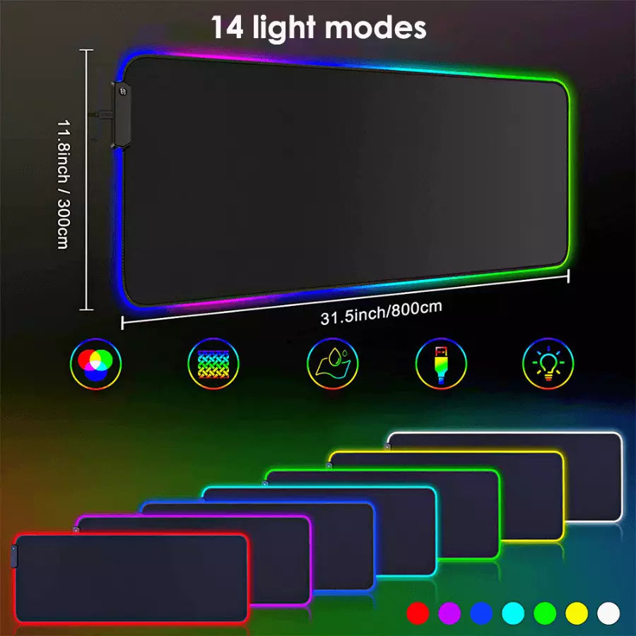 LED Miš+Tastatura Podloga za Home Office